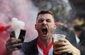 Championship Playoff Final - Fans in London ahead of Sheffield United v Sunderland