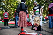 Protesters rally for Gaza in Sydney, Austalia