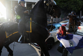 Protests against federal immigration sweeps continue, in Los Angeles