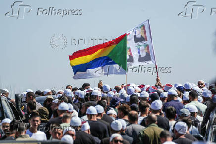 Ceasefire line between Israeli-occupied Golan Heights and Syria