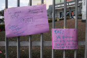 Homenagens à professora Soraya e protesto contra o feminicidio, em Belo Horizonte