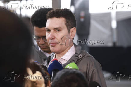Ministro das cidades jader filho no lançamento do programa periferia viva em osasco