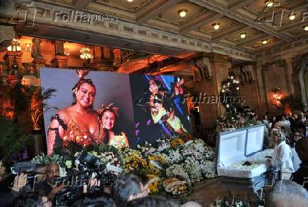 Velório da cantora Preta Gil no Theatro Municipal do Rio de Janeiro