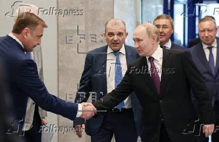 Russian president attends Navy Day celebrations in St. Petersburg