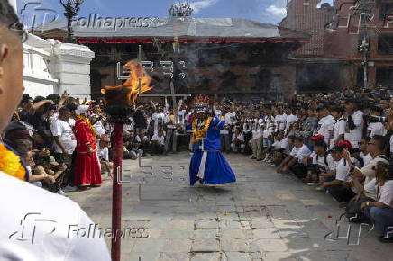 Nepal's Indra Jatra festival in Kathmandu