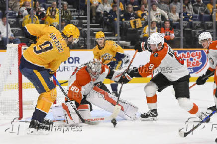 NHL: Philadelphia Flyers at Nashville Predators