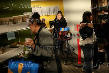 Food pantry is busy, weeks into the continuing U.S. government shutdown, in Fountain