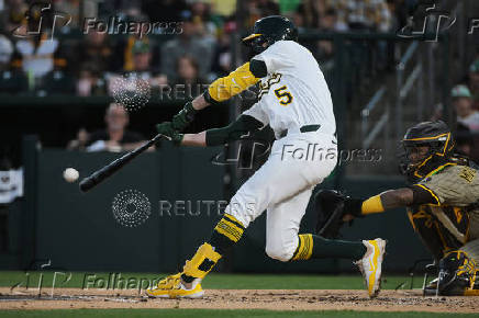 MLB: San Diego Padres at Athletics