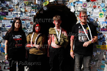 Rally in support of hostages abducted during the October 7, 2023 attack on Israel by Hamas, in Tel Aviv