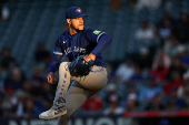 MLB: Toronto Blue Jays at Los Angeles Angels