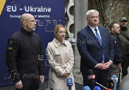 EU-Ukraine Foreign Ministers' meeting in Lviv, western Ukraine