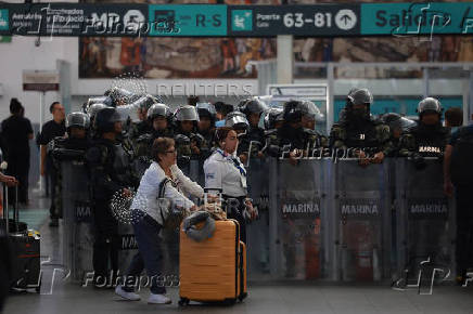 Protest of National Coordination of Education Workers (CNTE) in Mexico City