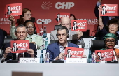 Spain's Prime Minister Sanchez attends Socialist International meeting in Istanbul