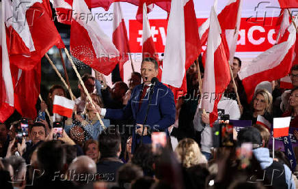 Poland's Presidential candidates hold final debate at Polish Television in Warsaw