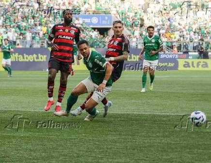 Partida entre Palmeiras e Flamengo