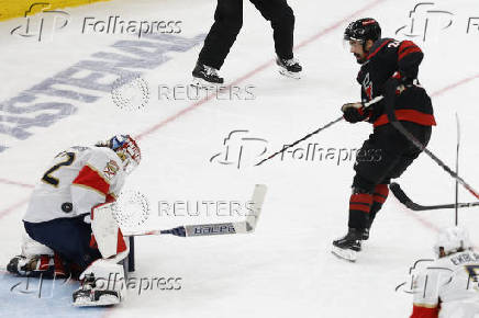 NHL: Stanley Cup Playoffs-Florida Panthers at Carolina Hurricanes