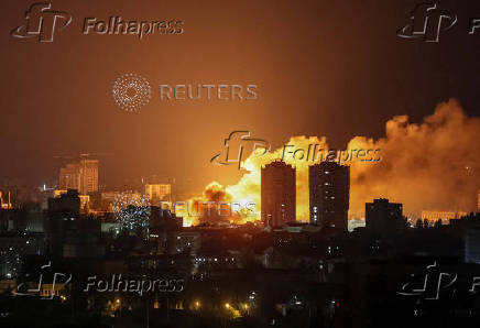Russian drone and misille strike in Kyiv