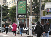 Manhã fria na capital paulista