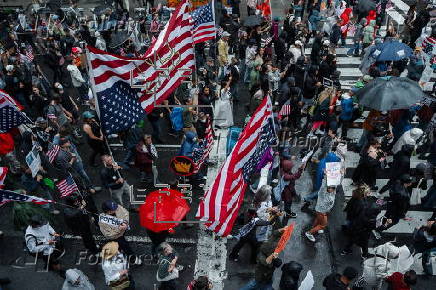 No Kings Protest against Donald Trump in New York