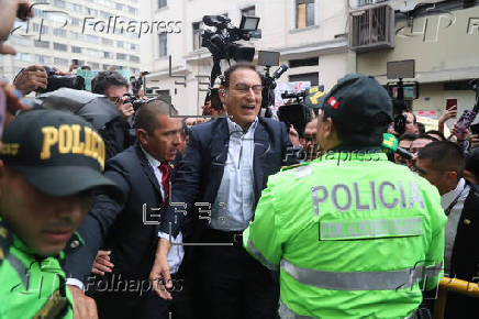 Audiencia contra expresidente peruano Vizcarra