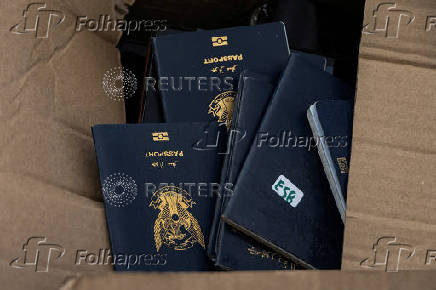 Newly-arrived migrants on the island of Crete