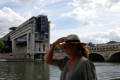 View of the Bercy Economy and Finance Ministry in Paris