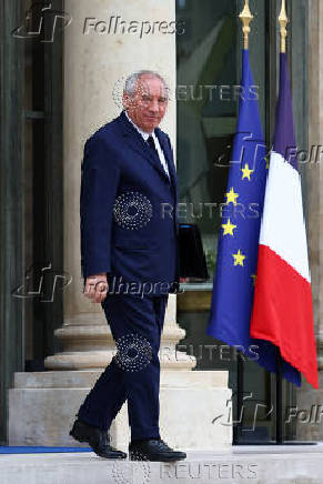 Weekly cabinet meeting at the Elysee Palace in Paris
