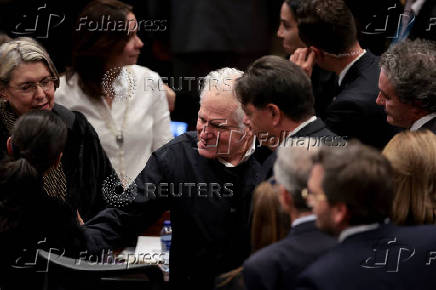 Tribute for Colombian Senator Miguel Uribe Turbay at Colombia's Congress, in Bogota