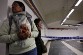 Aftermath of power outage in Madrid