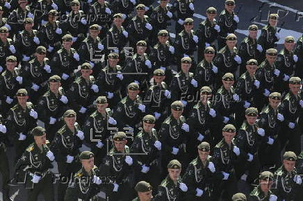 General rehearsal for Russia's annual Victory Day parade in Moscow