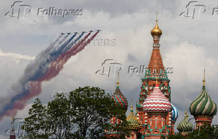 Rehearsal for Victory Day parade in Moscow