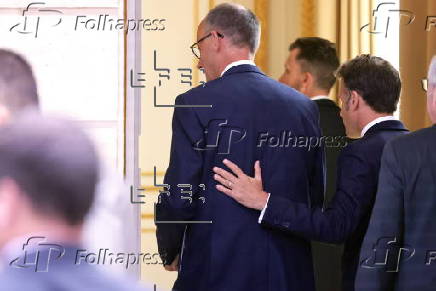 New German Chancellor Merz visits Paris