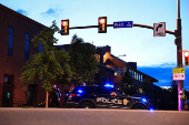 Scene of an attack that injured multiple people in Boulder, Colorado