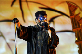 The Weeknd performs at MetLife Stadium in East Rutherford