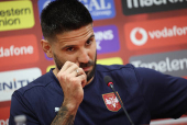 World Cup - European Qualifiers -  Serbia Press Conference