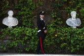 Foreign ministers and NATO Secretary General Mark Rutte meet, in Rome