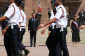Ceremony marking the 85th anniversary of late French General Charles de Gaulle's World War II resistance call