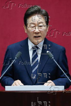 South Korean President Lee Jae Myung presents second supplementary budget proposal at National Assembly