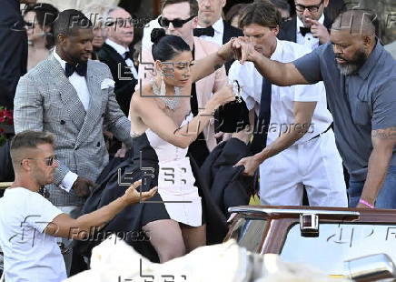Jeff Bezos and Lauren Sanchez wedding party in Venice