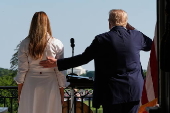 US President Trump hosts Independence Day military picnic