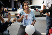 Familiares de detenidos realizan una vigilia en Caracas