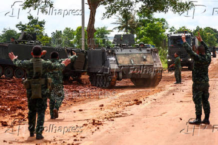 The Day after Thai, Cambodian leaders agreed to ceasefire and ahead of military negotiations