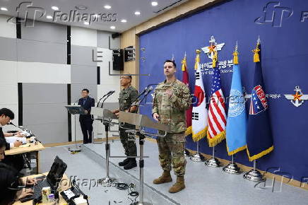 Press Briefing For Ulchi Freedom Shield 2025 Military Exercises