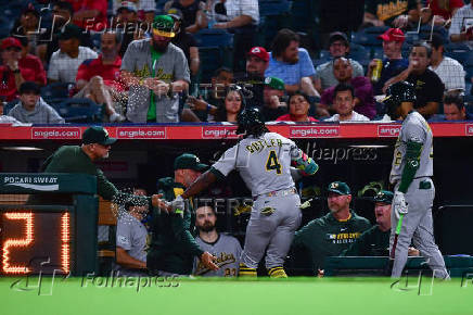 MLB: Athletics at Los Angeles Angels