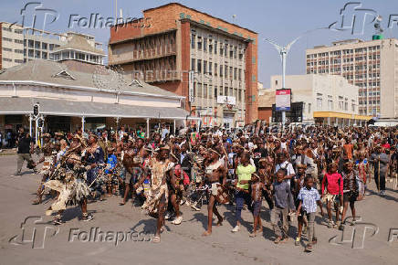 Commemoration of King Mzilikazi, founder of Kingdom of Ndebele in Zimbabwe