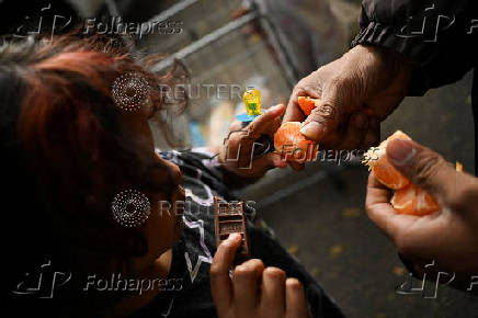 Food pantry is busy, weeks into the continuing U.S. government shutdown, in Denver
