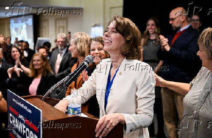Wisconsin Supreme Court candidate Judge Crawford's election night in Madison