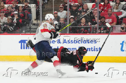NHL: Stanley Cup Playoffs-Florida Panthers at Carolina Hurricanes