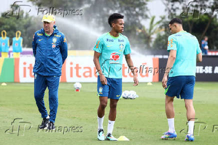 Segundo dia de treino da Seleção Brasileira no CT Joaquim Grava