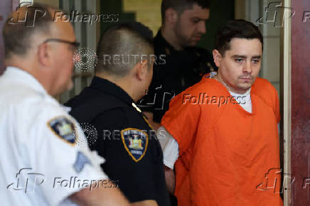 John Woeltz appears in Manhattan Criminal Court for cryptocurrency kidnapping case in New York